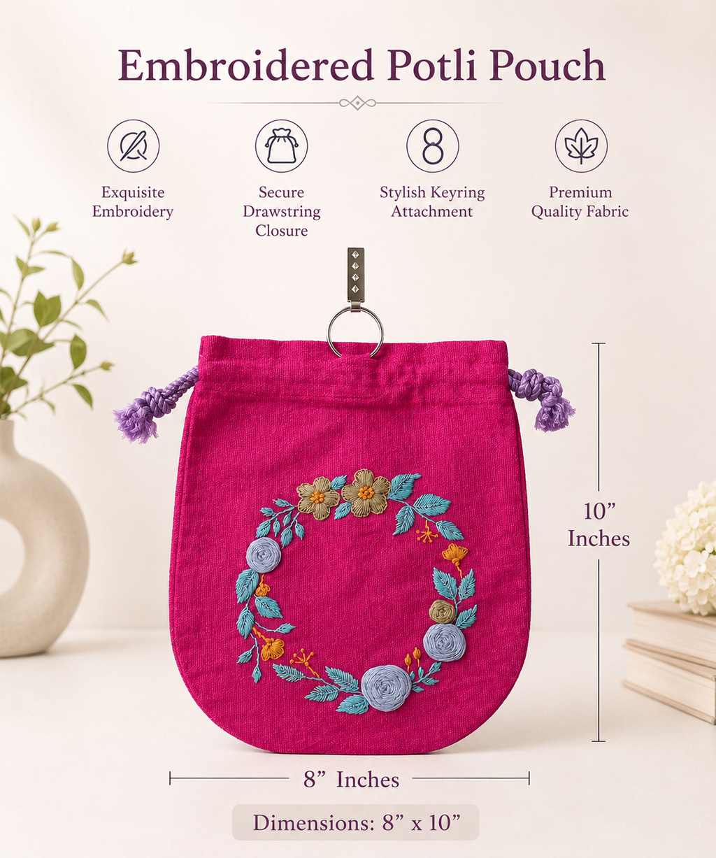 Cotton Potli Bag For Mehndi Night