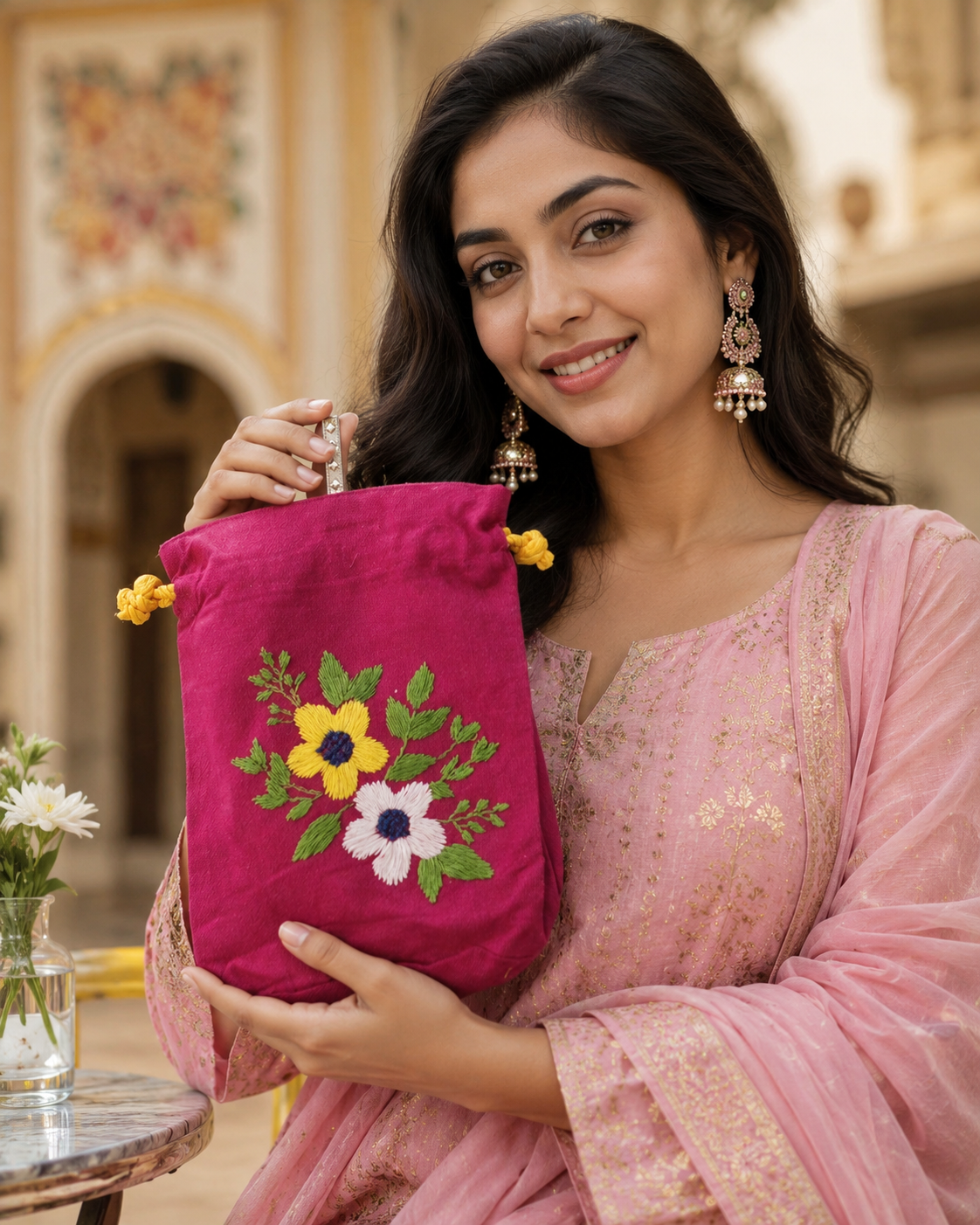 Eco Cotton Batwa Potli Ladies
