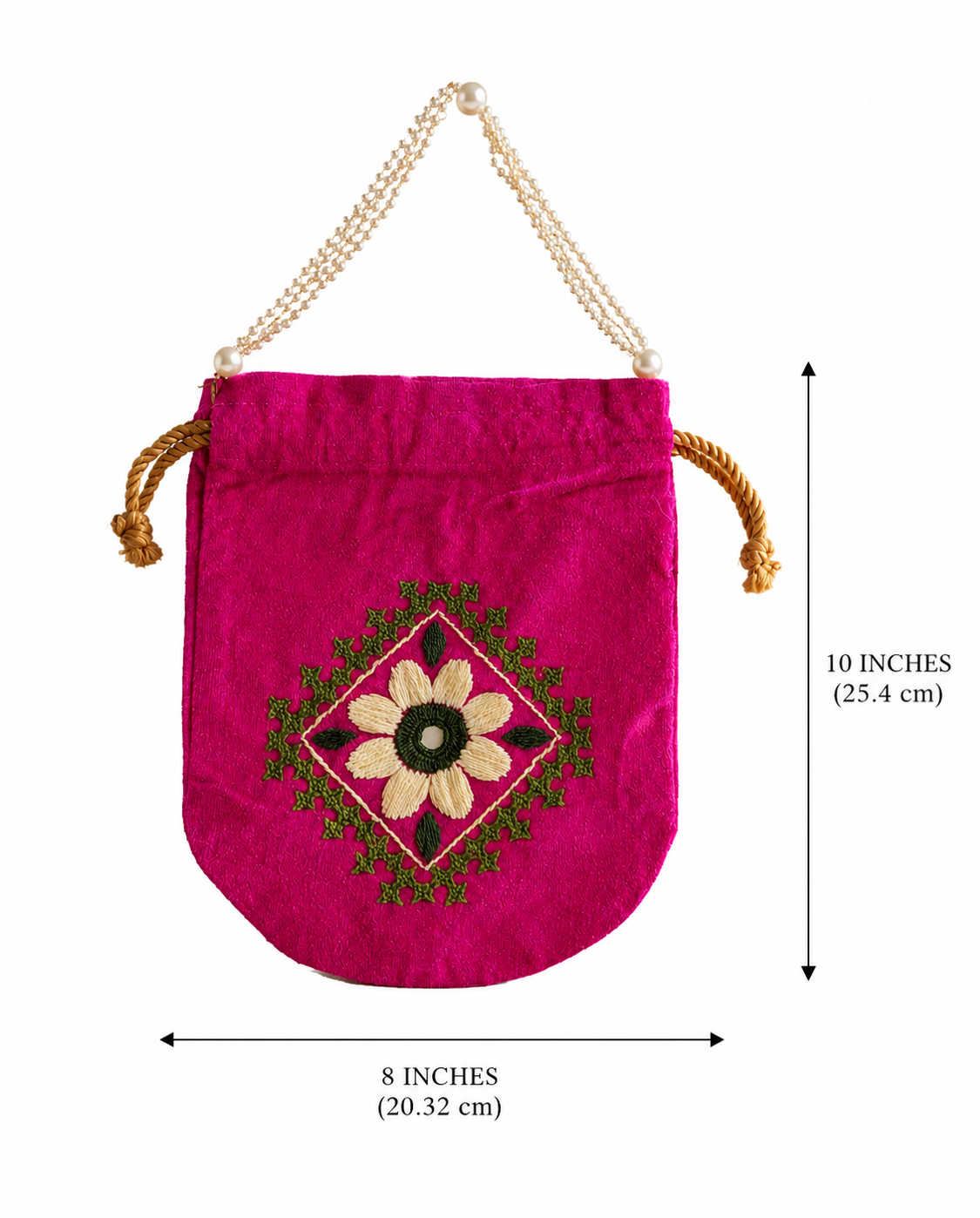 Simple Cotton Potli Bag Ladies