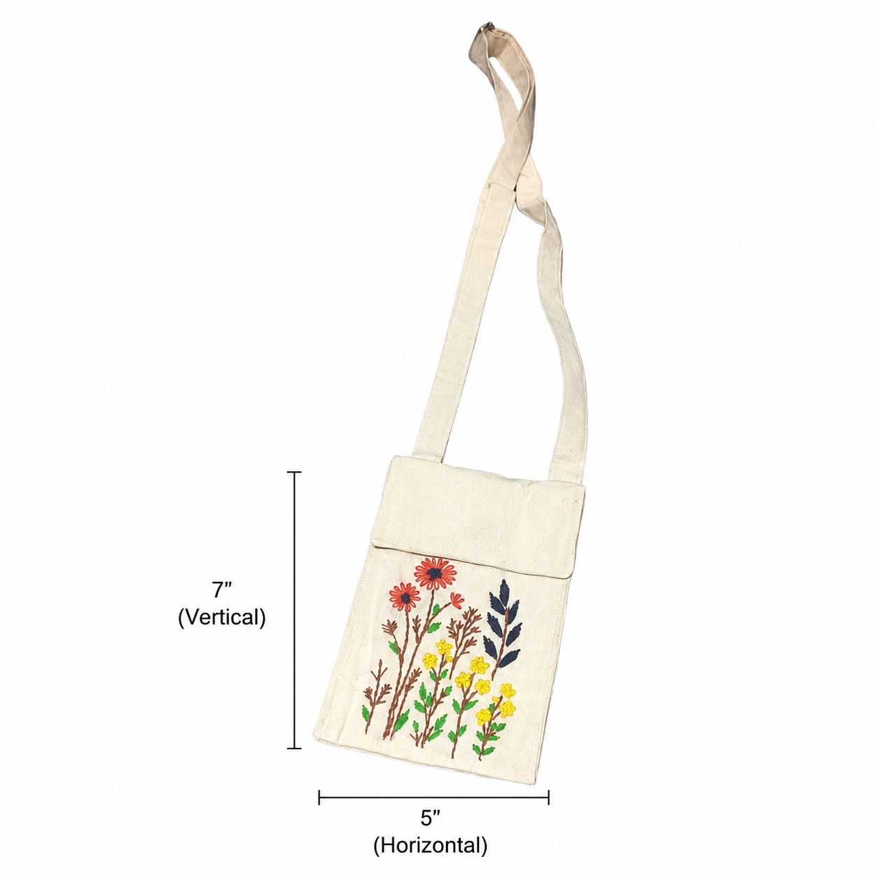Traditional Embroidery Mobile Cover Bag