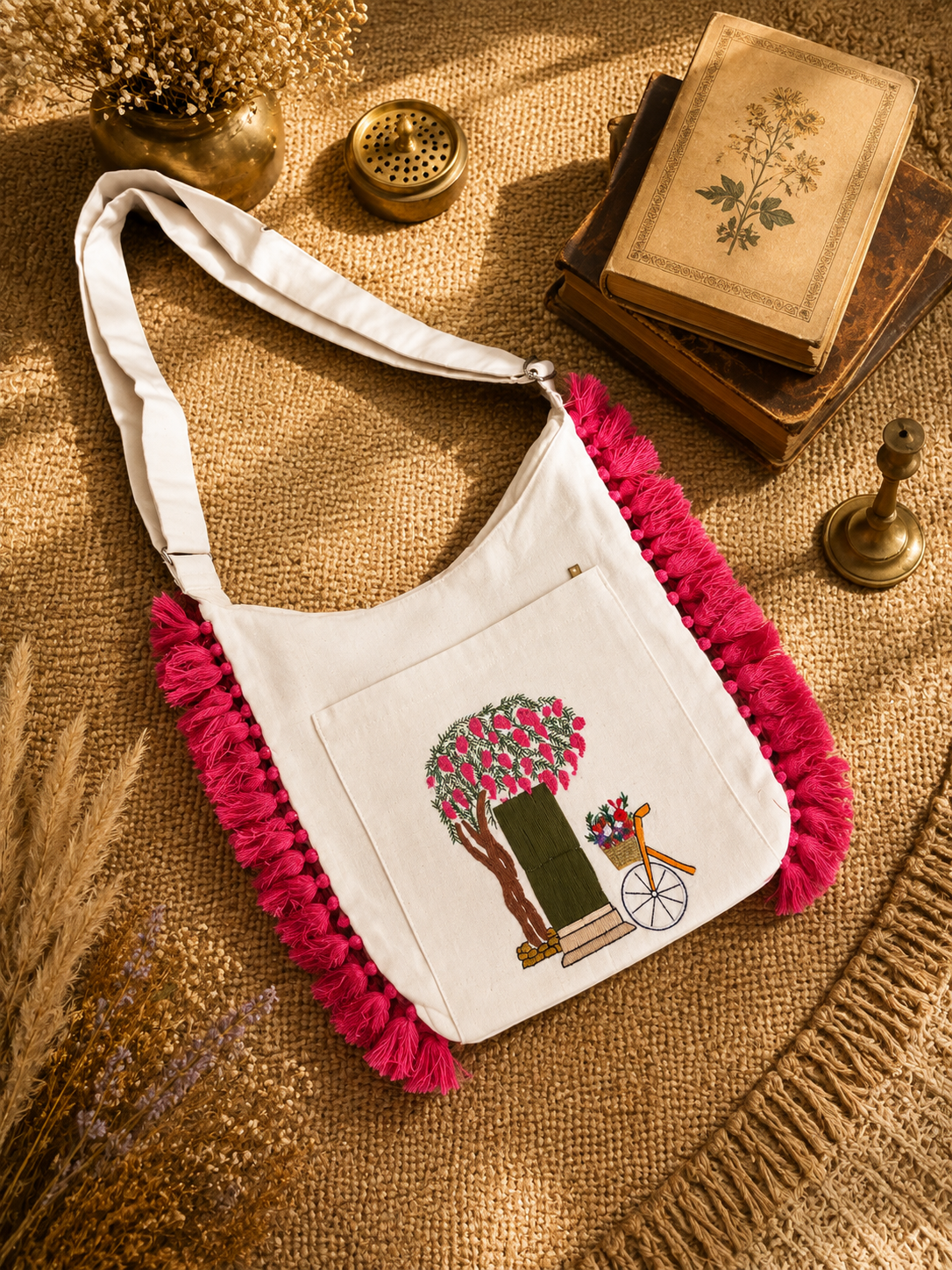 Cotton Gym Jhola Bag Women