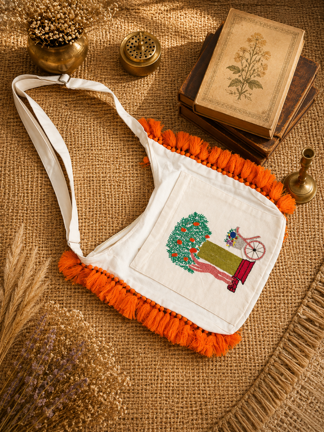 Cotton Gym Jhola Bag Women