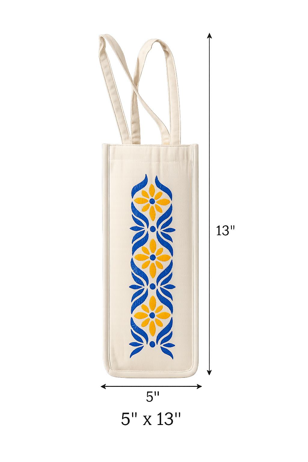 Pure Cotton Water Bottle Bag Ladies