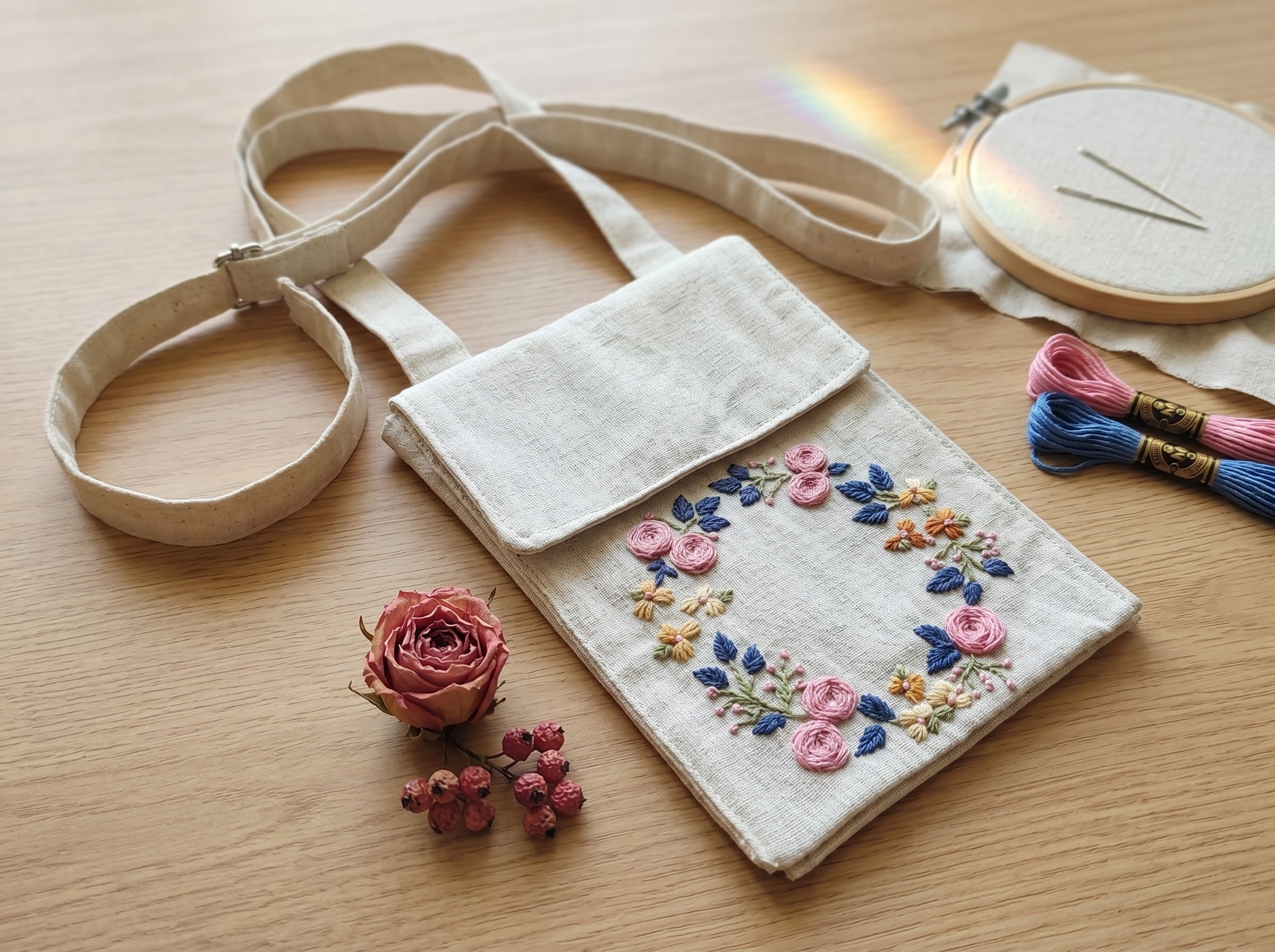 Embroidered Phone Pouch | Embroidered Mobile Cover