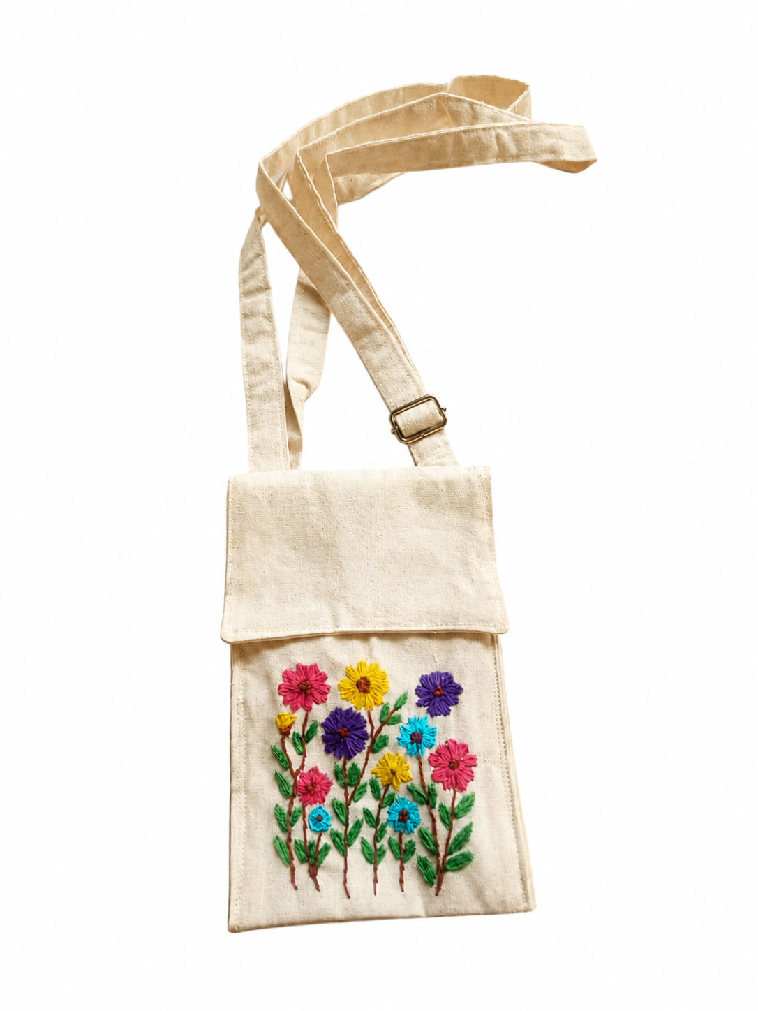 Handmade Embroidery Mobile Pouch For Women