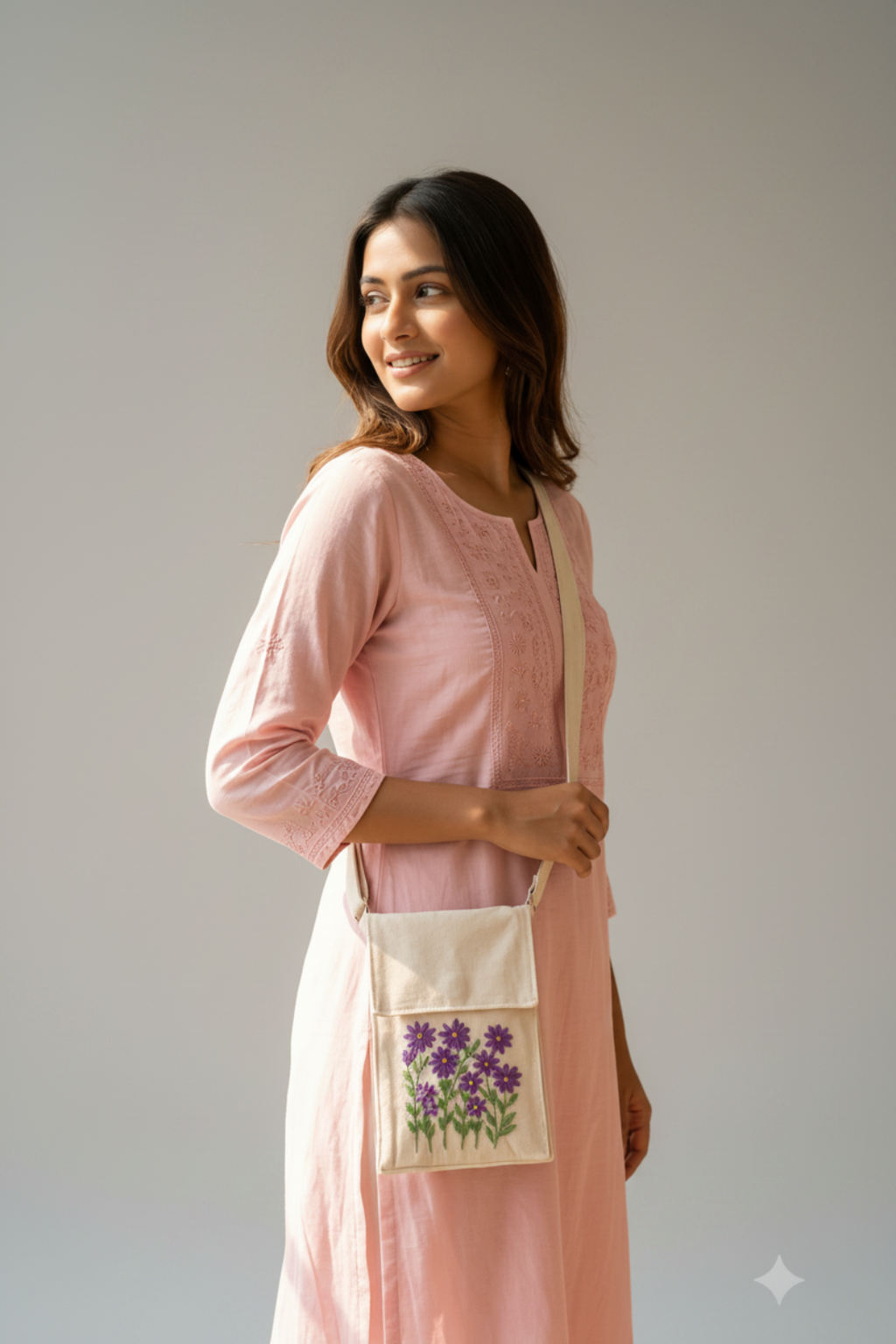 Embroidered Mobile Cover For Women