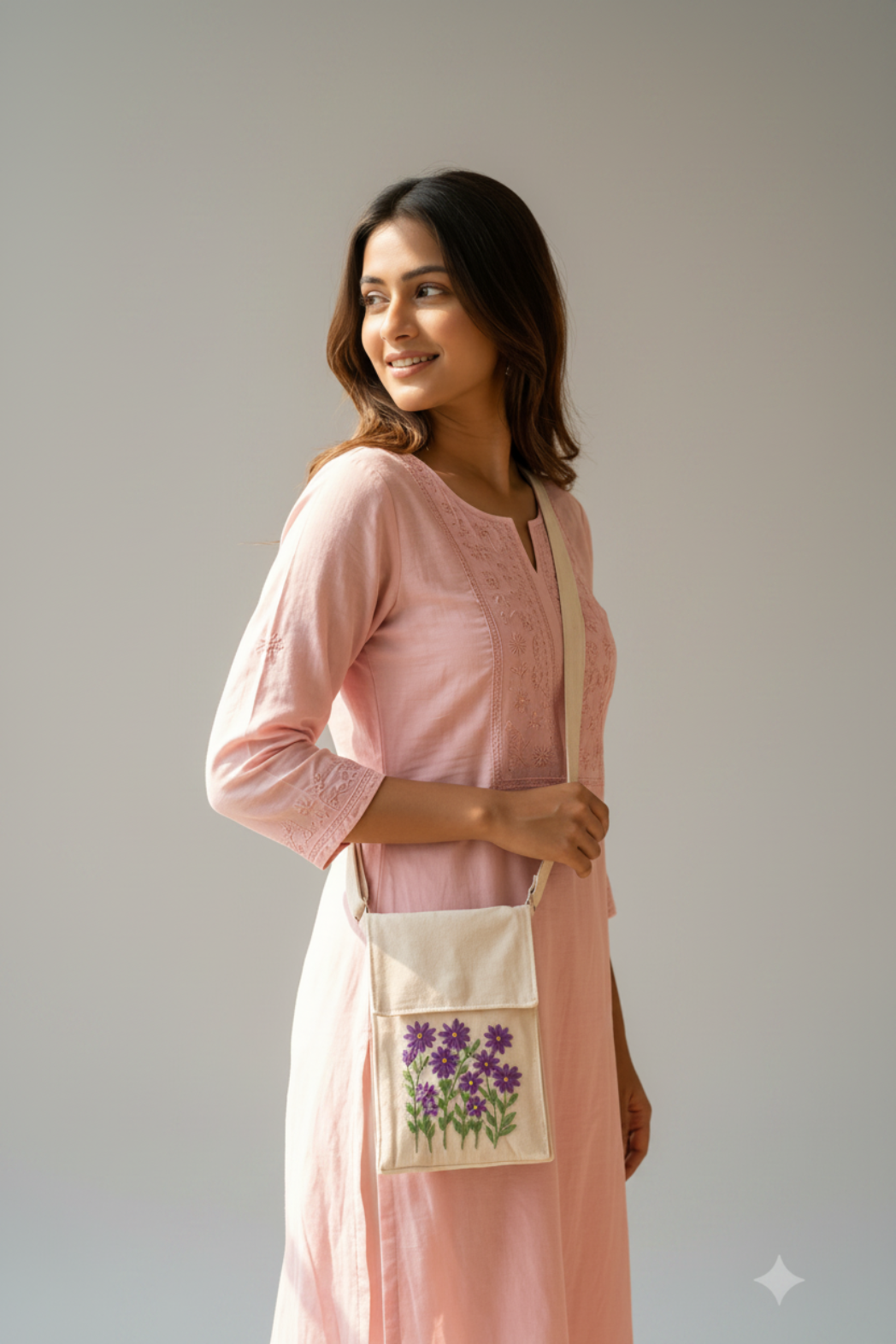 Embroidered Mobile Cover For Women