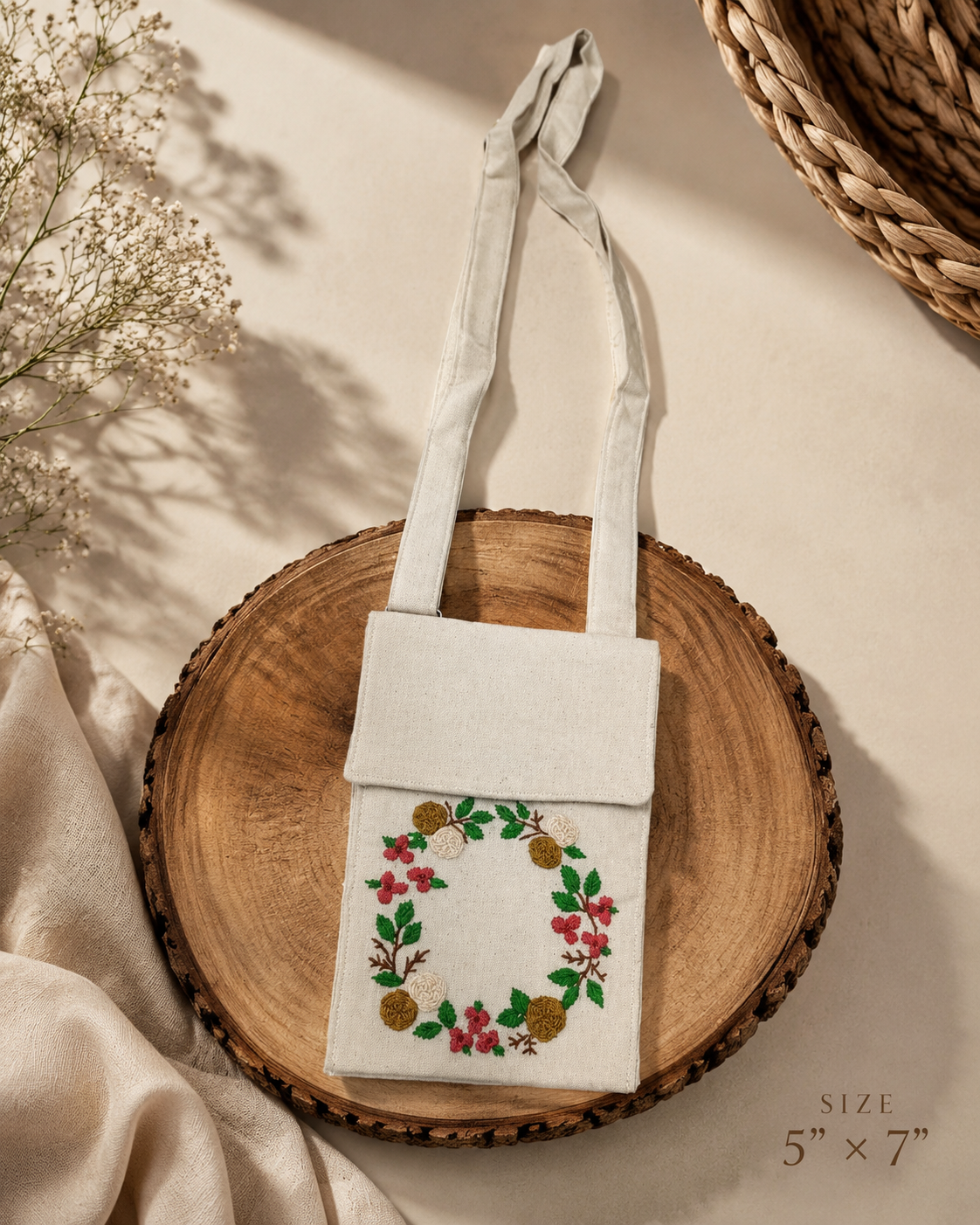 Handmade Mobile Pouch For Girls