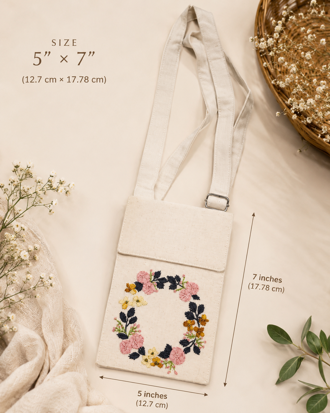 Handmade Mobile Pouch For Girls