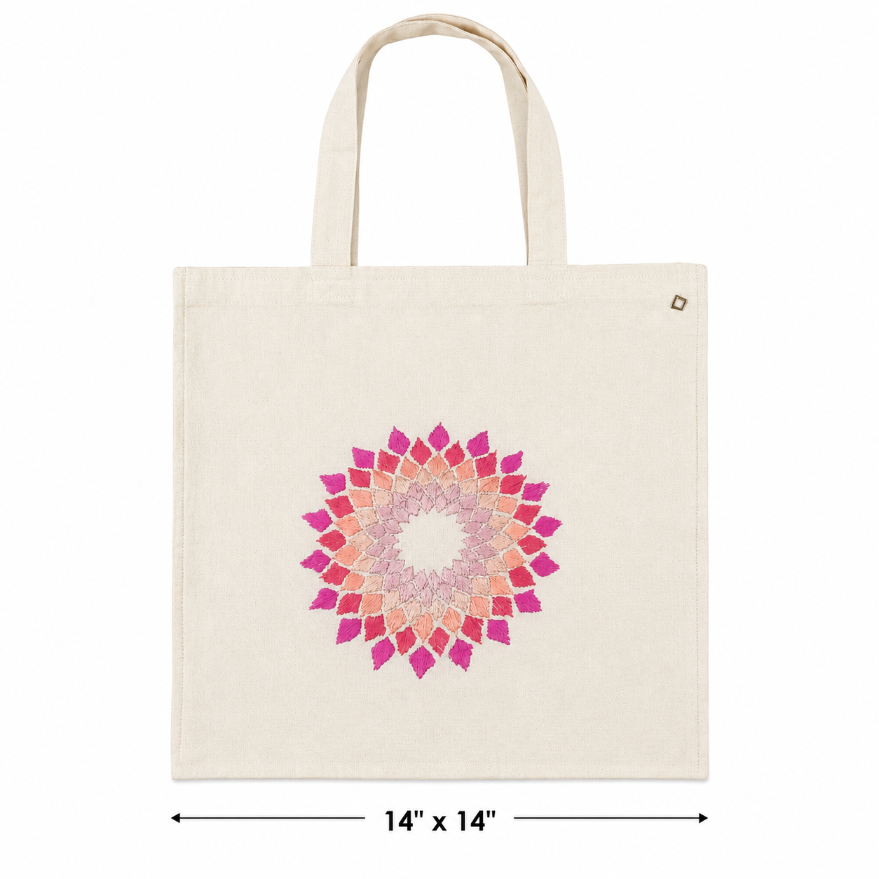 Embroidered Cotton Tote Bags For Ladies