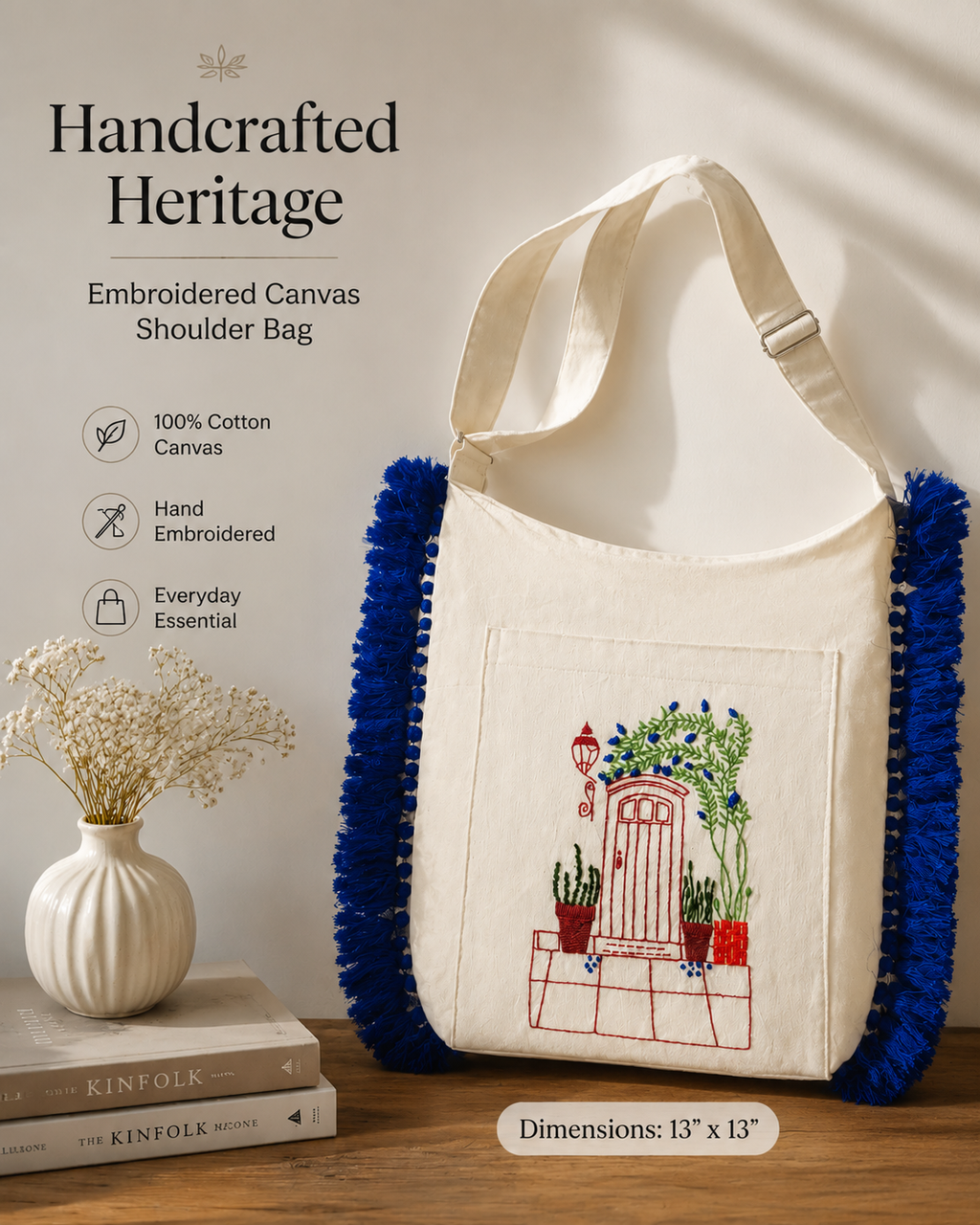 Cotton Jhola Bag College Girls